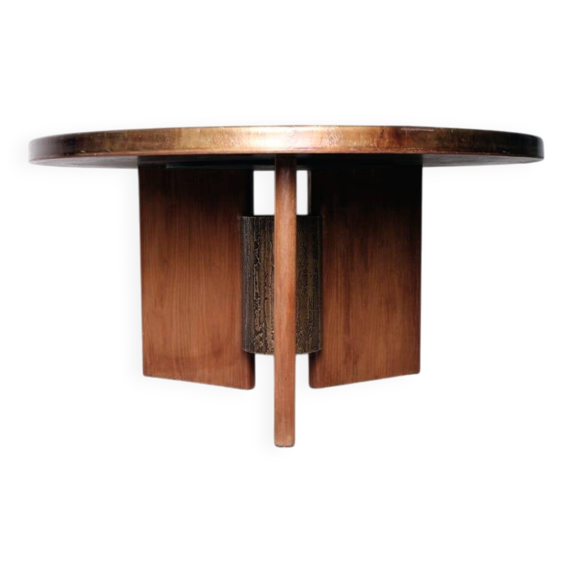 Rare coffee table by Heinz Lilenthal, 1980s.