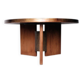 Table basse rare par Heinz Lilenthal, années 1980.