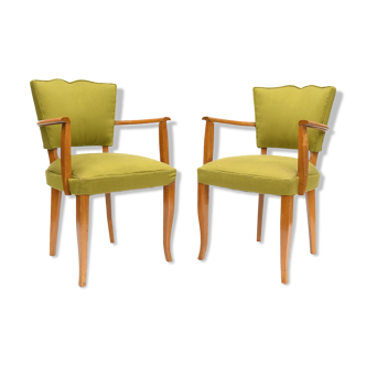 Pair of bridge chairs