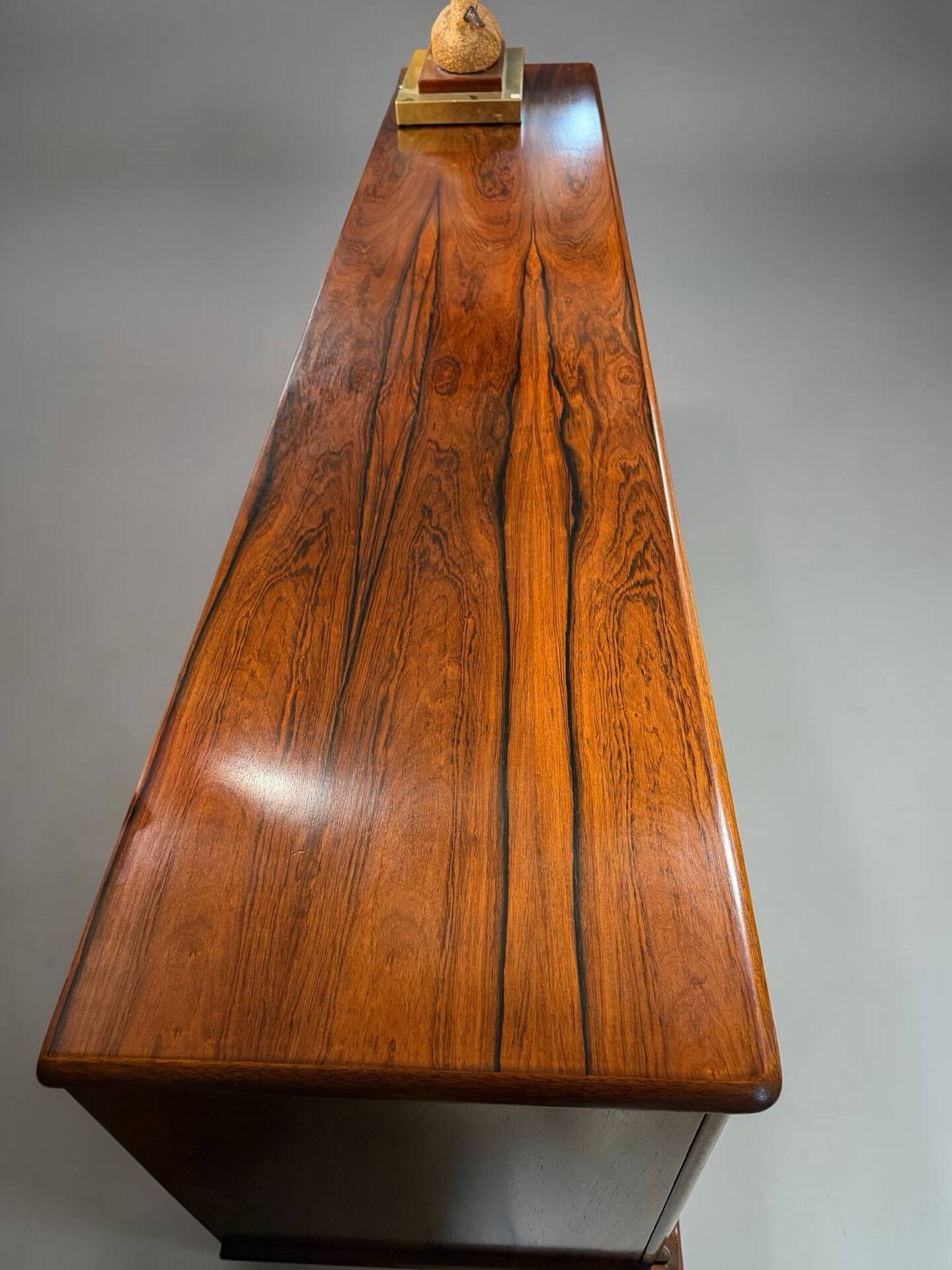 Scandinavian enfilade in rio palisander circa 1960 230 cm