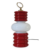 Vintage 70s ceramic design lantern lamp
