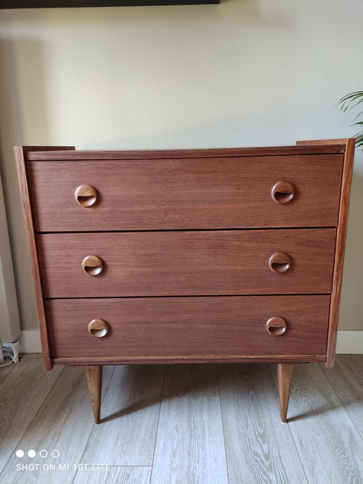 Scandinavian-style vintage teak-style commodity