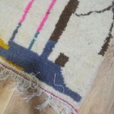 Tapis berbère coloré fait main 290 x 186 cm