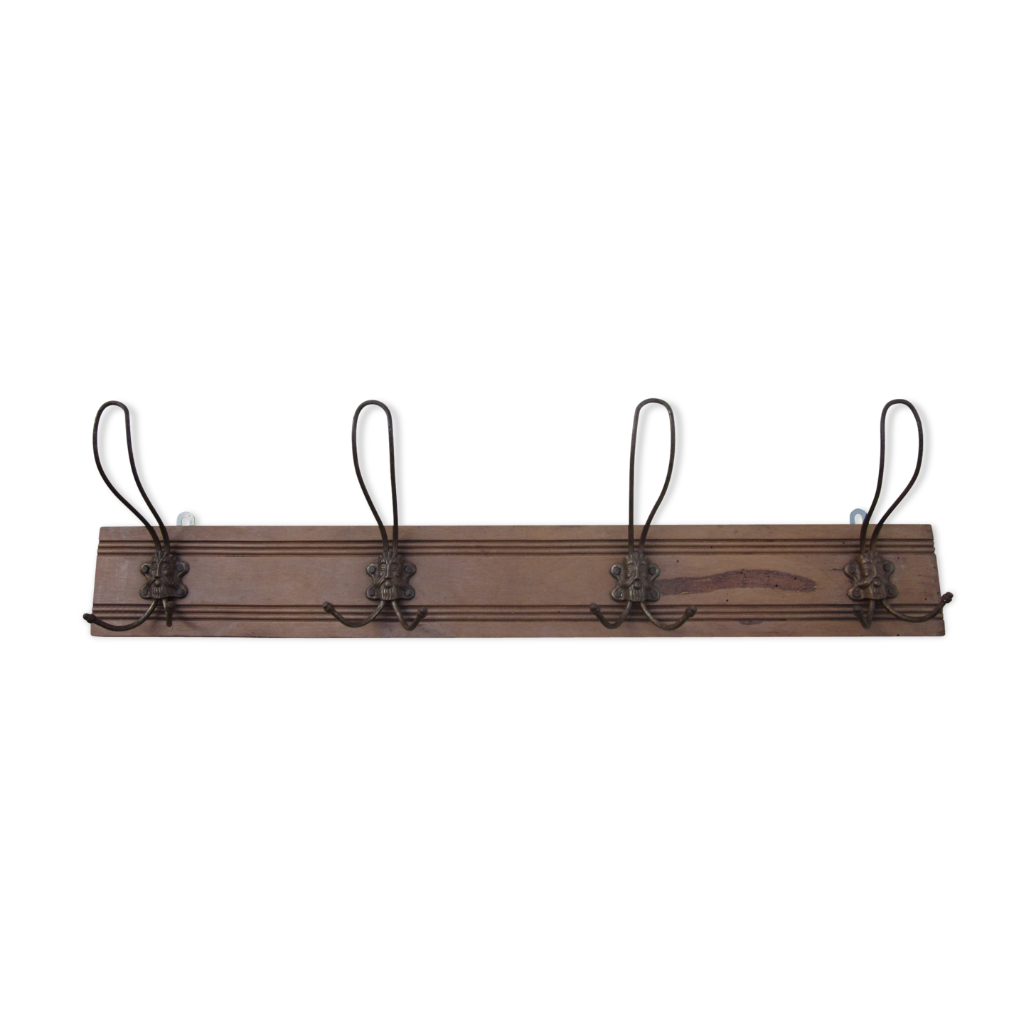 Old coat rack 4 coat hooks