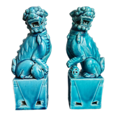 Pair of old dogs of fô/bookends