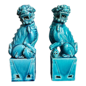Pair of old dogs of fô/bookends