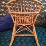 Rattan child rocking chair