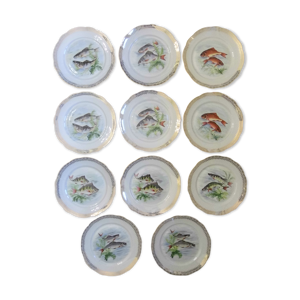 Assiettes, service à - porcelaine