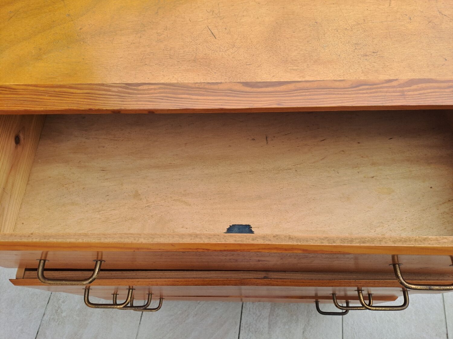 60s chest of drawers in pichpin and pine