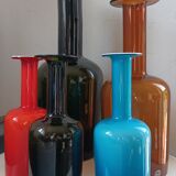Set of 5 gulvase by otto brauer for holmegaard - denmark