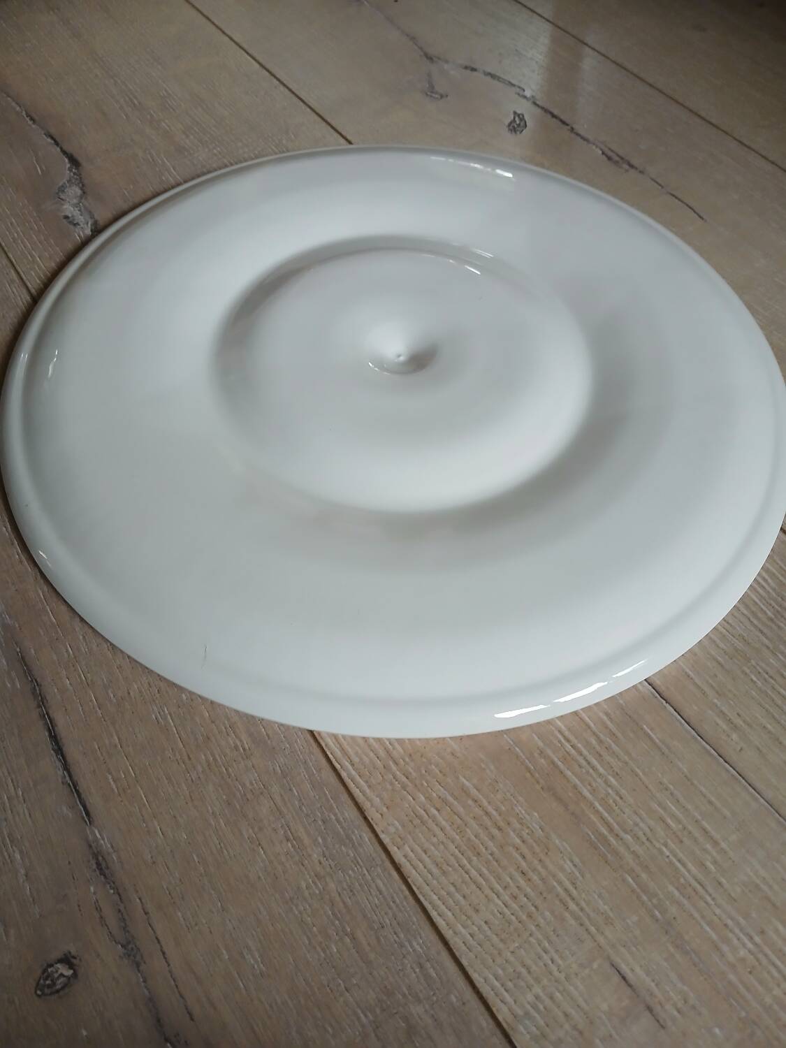 Large antique oyster platter