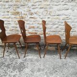 mismatched bistro chairs