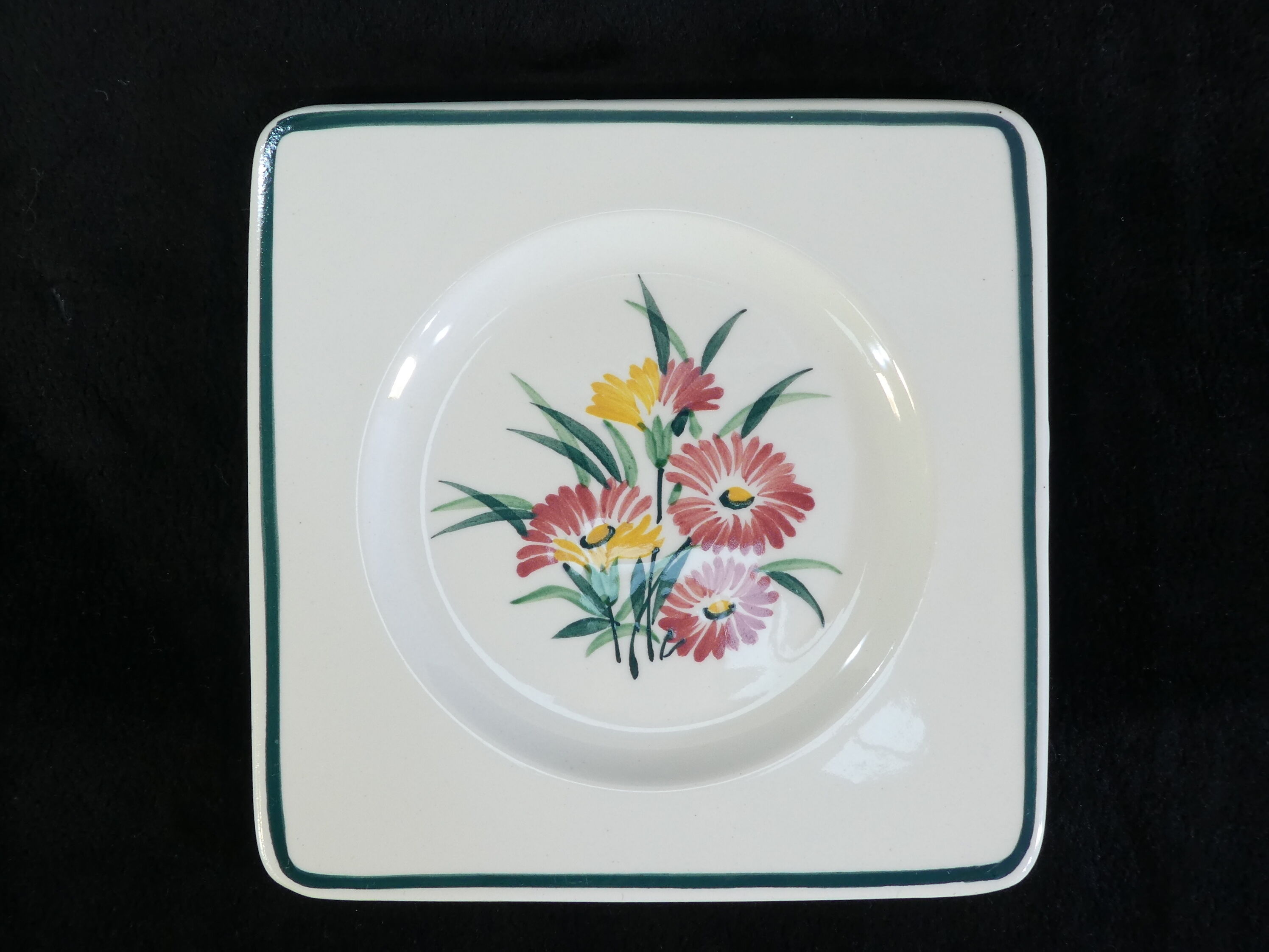 Cake service in faiences by Gien model butterfly