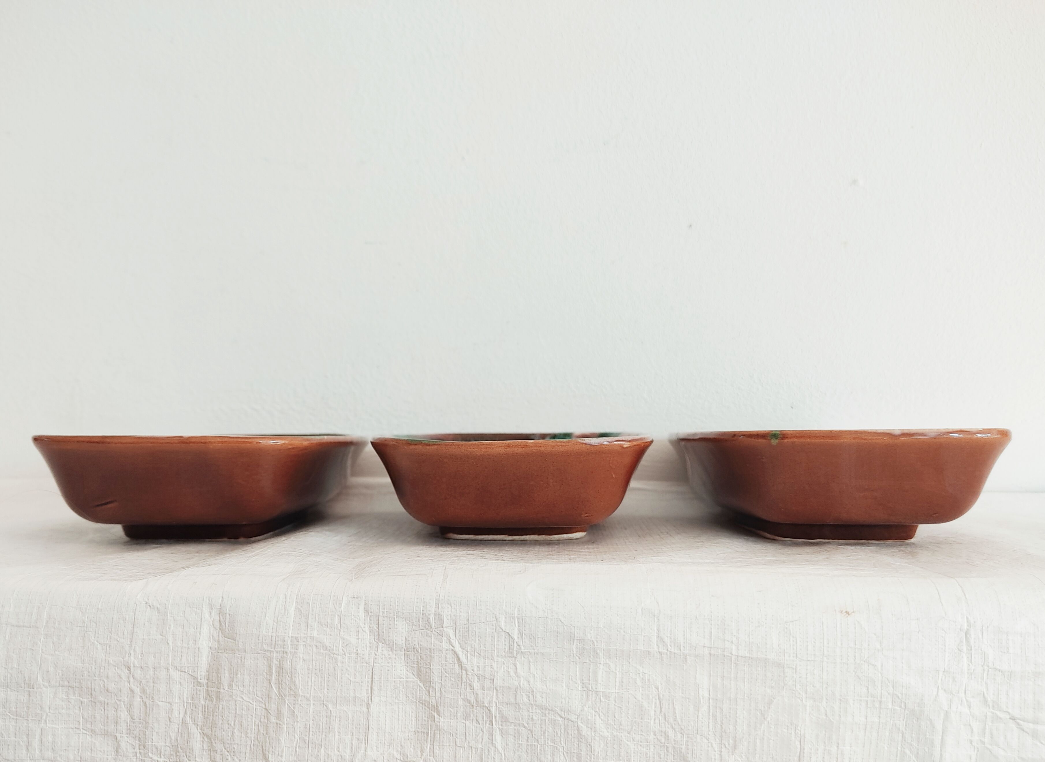 Vallauris ensemble de 3 plats