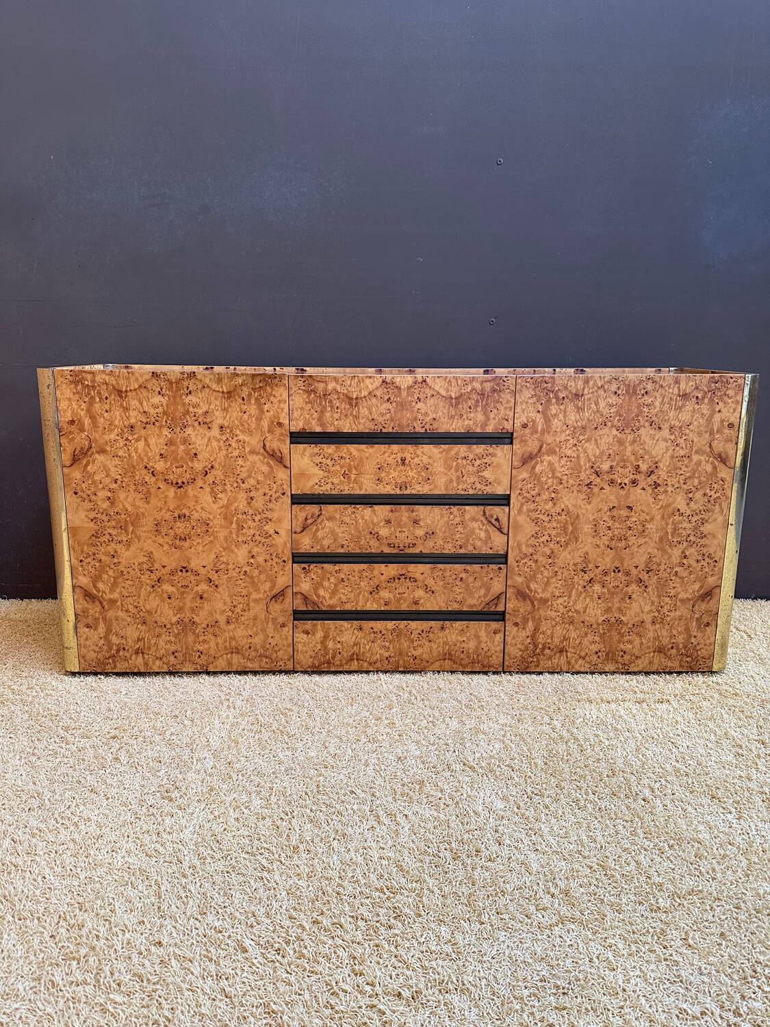 Enfilade by Willy Rizzo in elm wood.