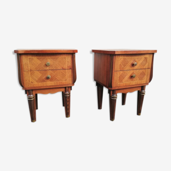 Pair of Art Deco bedside tables