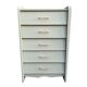 Commode vintage kaki