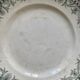 Old earthenware dish Moulin des loups and Hamage
