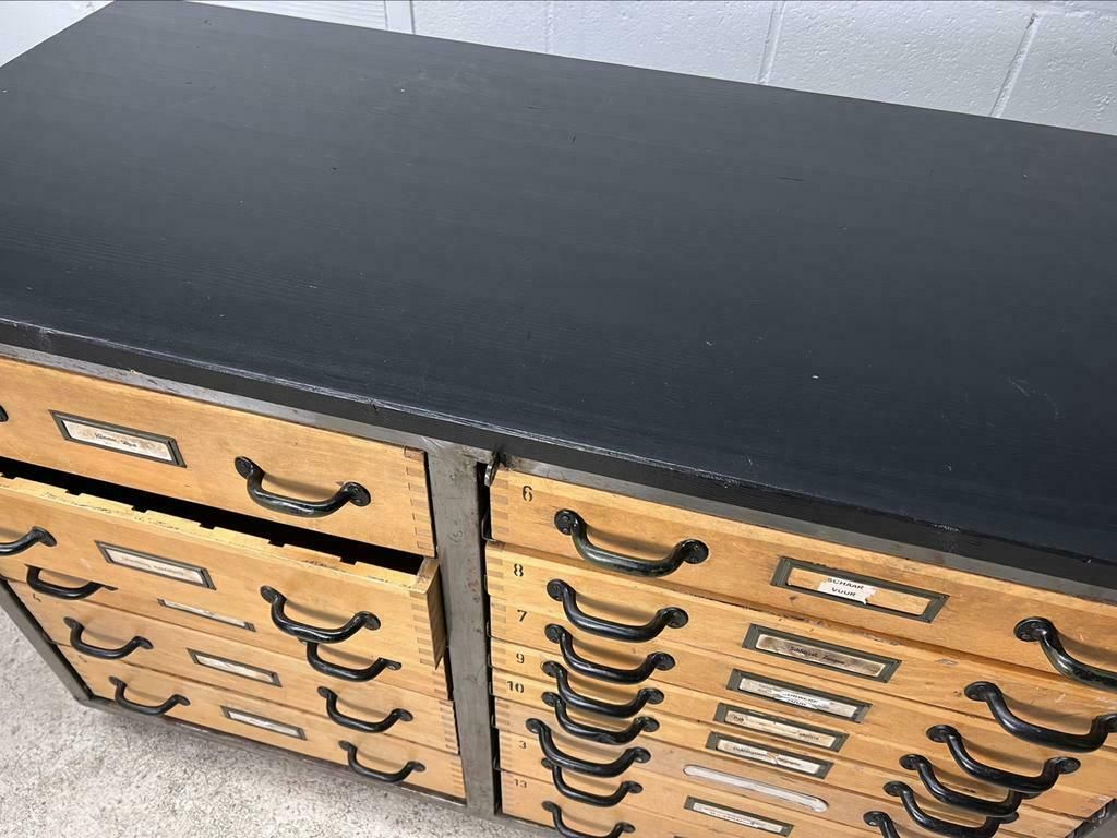 Vintage industrial chest of drawers