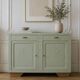 Buffet vintage Art Déco rénové • Vert Lézard Pure & Paint