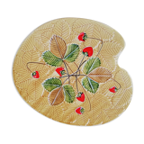 Plat barbotine fraises