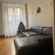Black leather corner sofa – IKEA KRAMFORS – timeless design