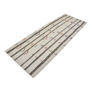Tapis turc vintage neutre blanc cassé sku 3390