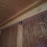 Cross-braced wardrobe