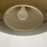 Large 'Cirrus' brown glass UFO suspension by Peill and Putzler XL 1970