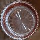 Vintage glass salad bowl