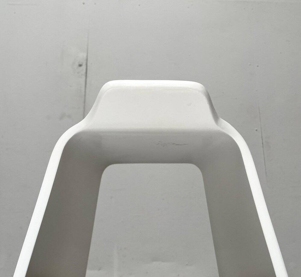 Minimalist Danish rocking stool by Michael C. Poulsen