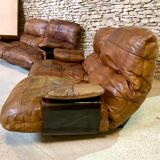 Pair of Marsala sofas, Michel Ducaroy for Ligne Roset 1970s
