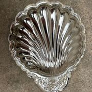Silver shell dish