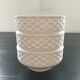 Set of 3 white slip bowls