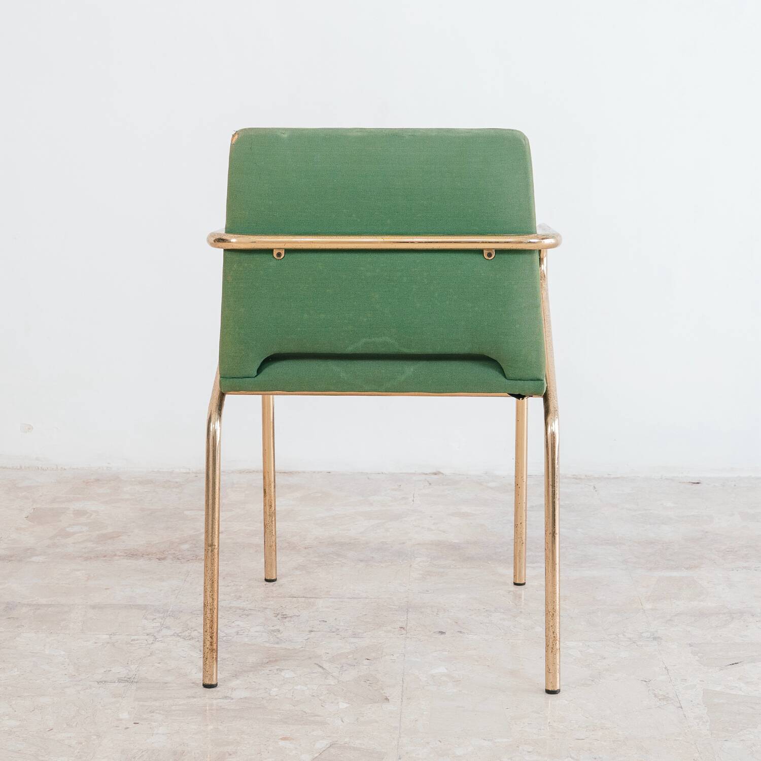 Set of 4 Hollywood Regency vintage design chairs from the 70s modern antiques.