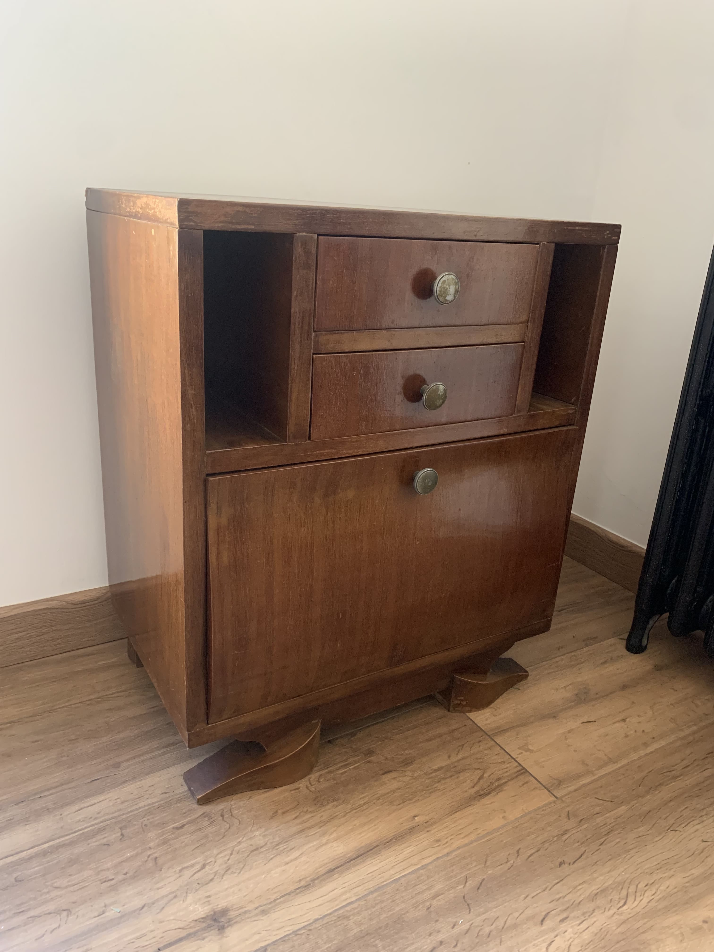 Bedside table storage cabinet