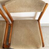 Set of 4 vintage baumann chairs from the 50s