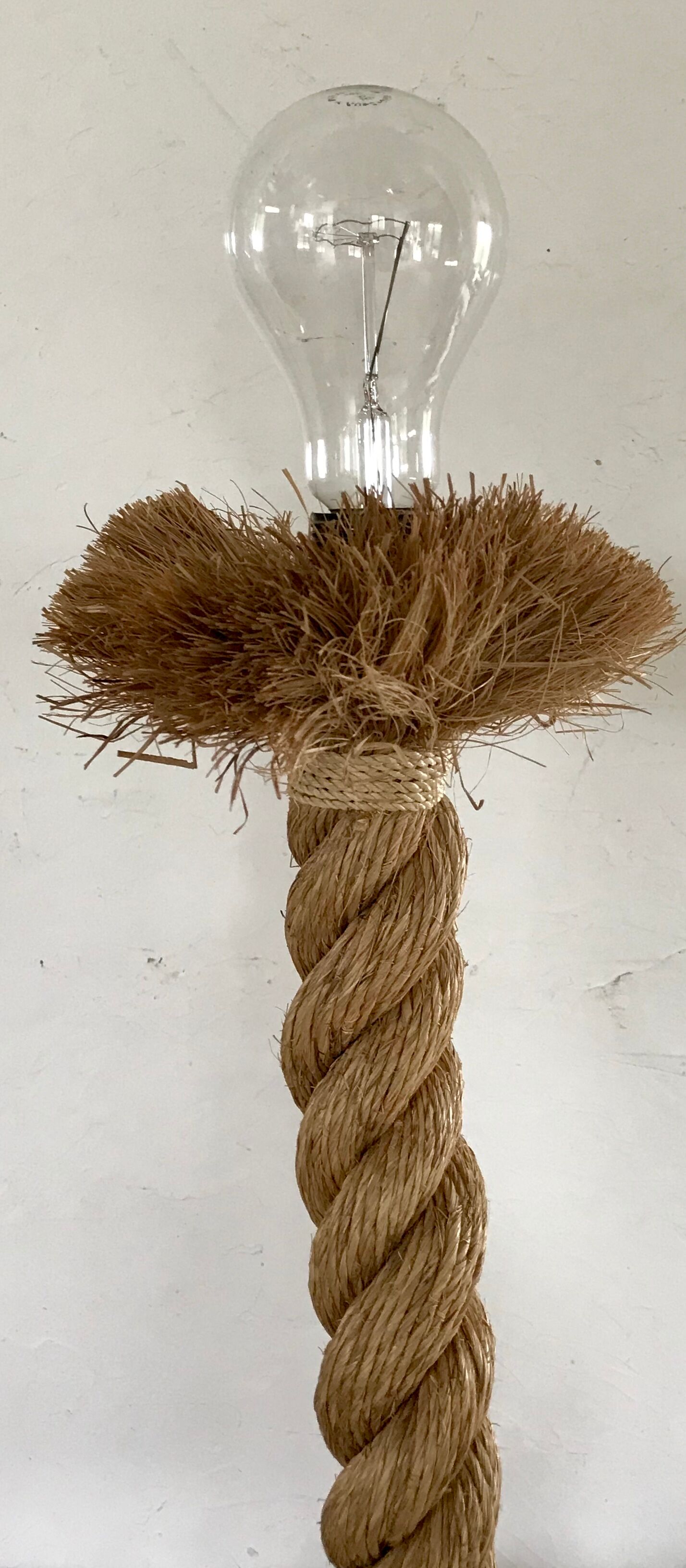 Rope vintage lamp