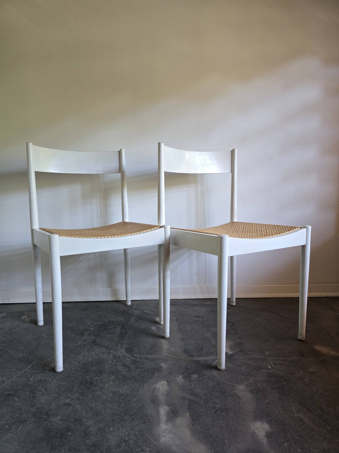 Vintage Cane Dining Chair by Branko Uršič for STOL Kamnik, Yugoslavia,