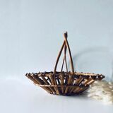 Old rattan basket