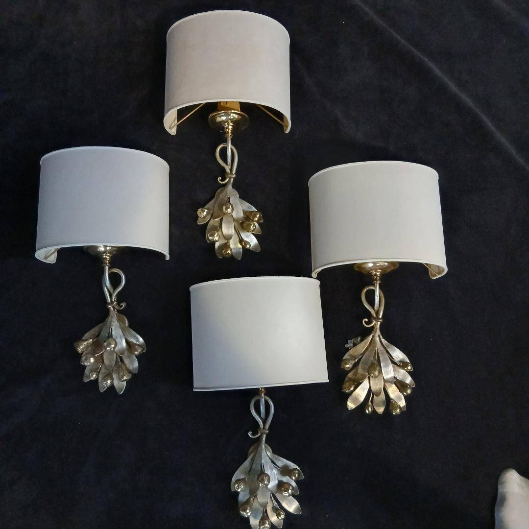 4 CIANI exclusive Italian design lamps, large and timeless wall lights