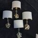 4 CIANI exclusive Italian design lamps, large and timeless wall lights