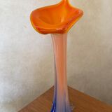 Vintage opalescent callas vase