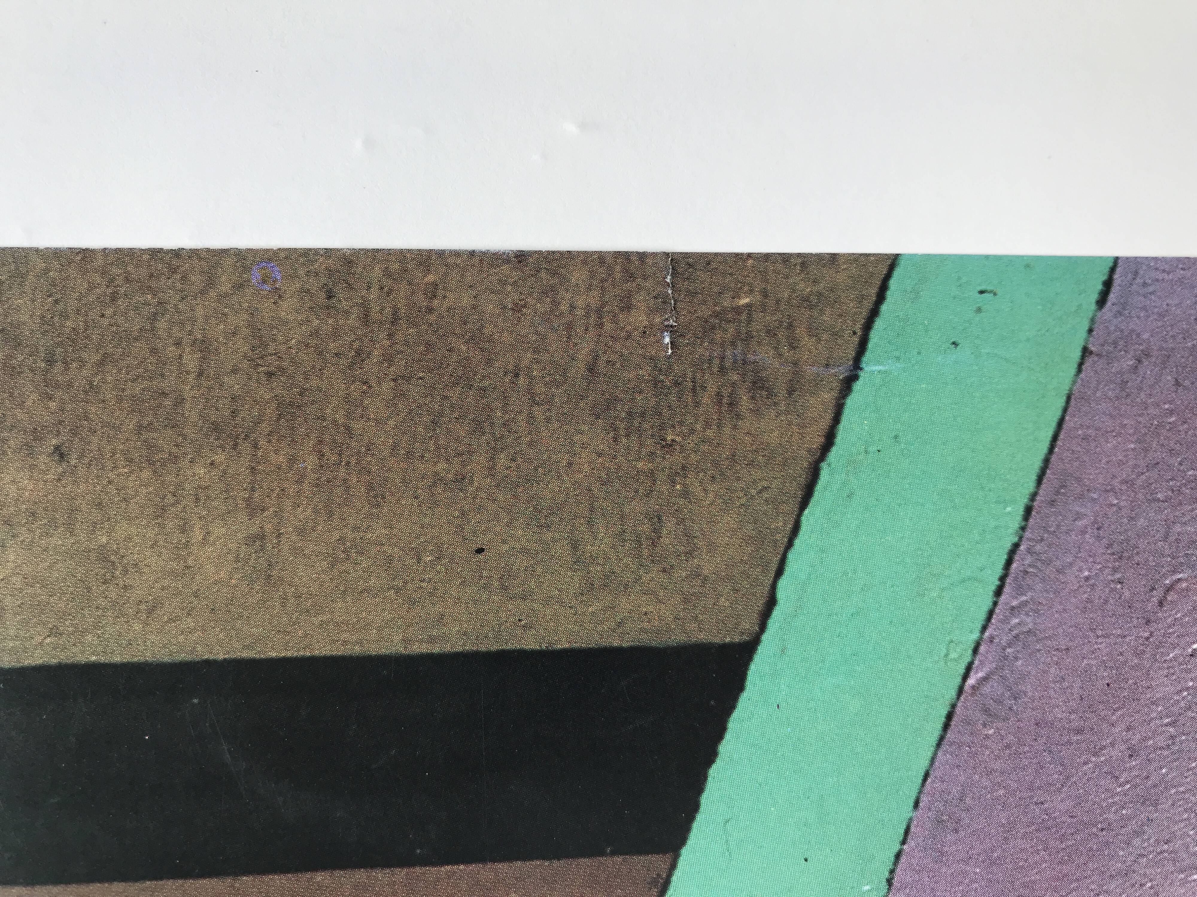 Poster Kandinsky, Deux traits noirs, Editions Hazan, 1988