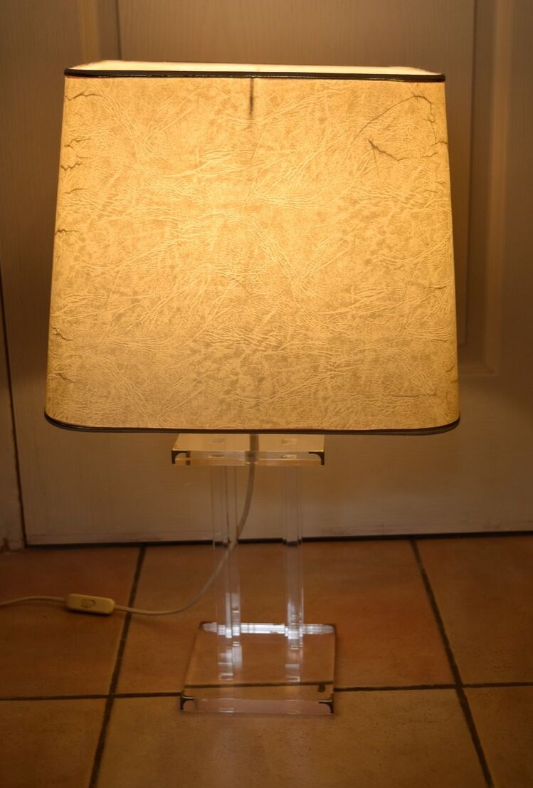 Lamp David Lange plexiglas 1970