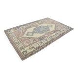 Handmade wool Oushak rug sku 3551