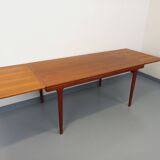 Vintage rectangular Scandinavian dining table by Johannes Andersen Samcom