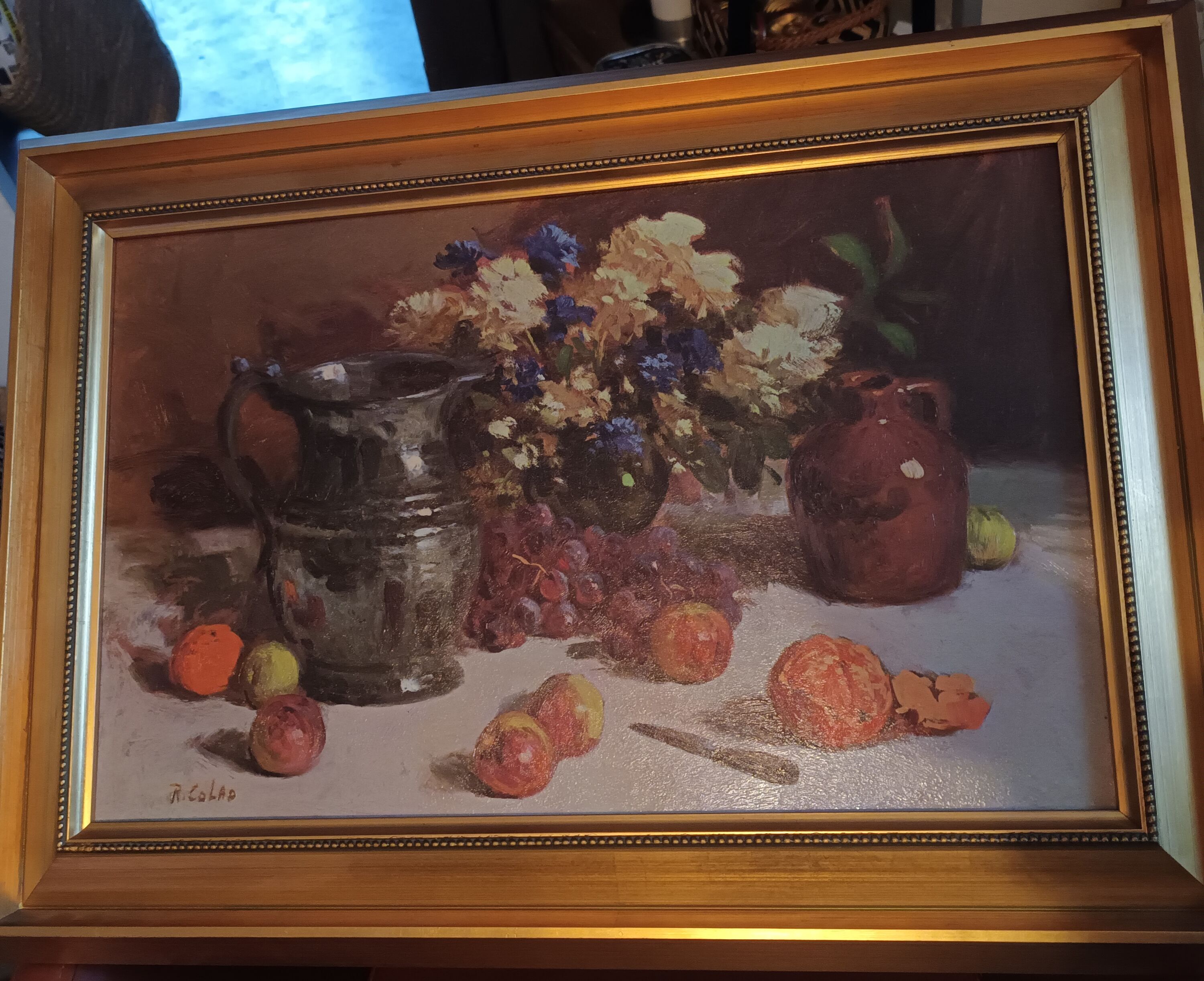 Reproduction oil painting on canvas Rudolph Colao, 40x56 cm