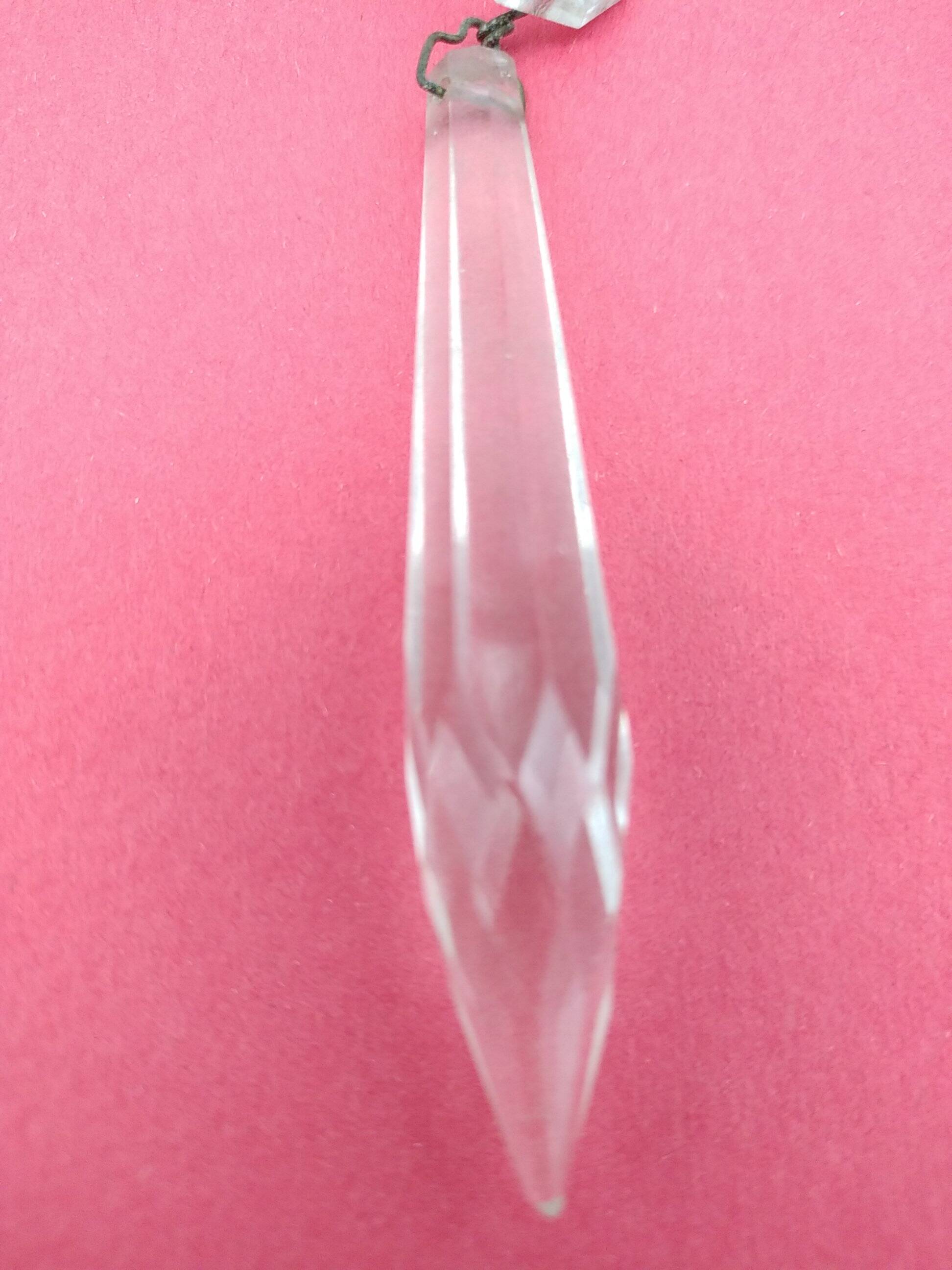 Small icicle tassel chandelier. Not electrified.