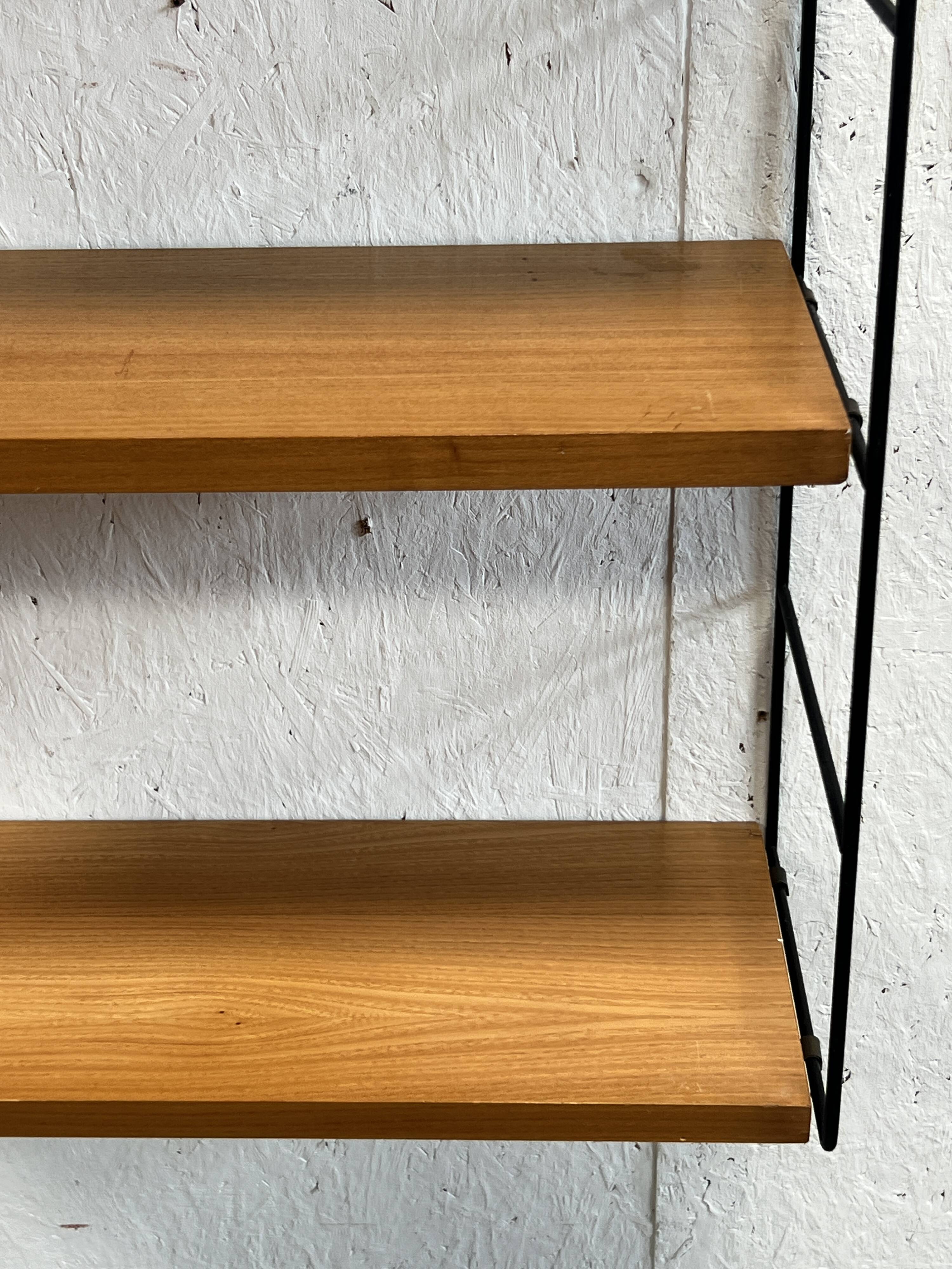 Vintage Wall Shelf / Wall Unit, String Sweden 1970's